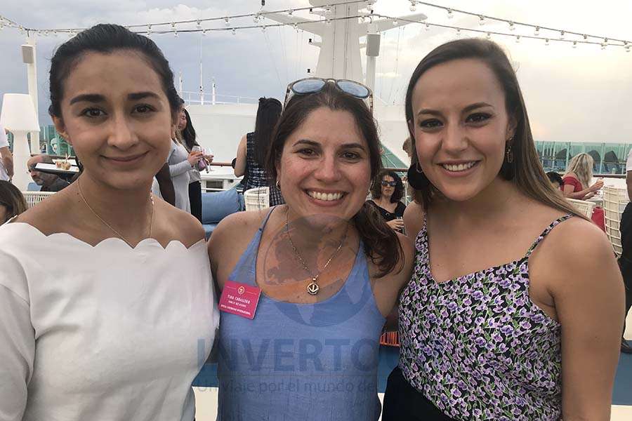 Fernanda García, Tina Caballero y Alejandra Morales