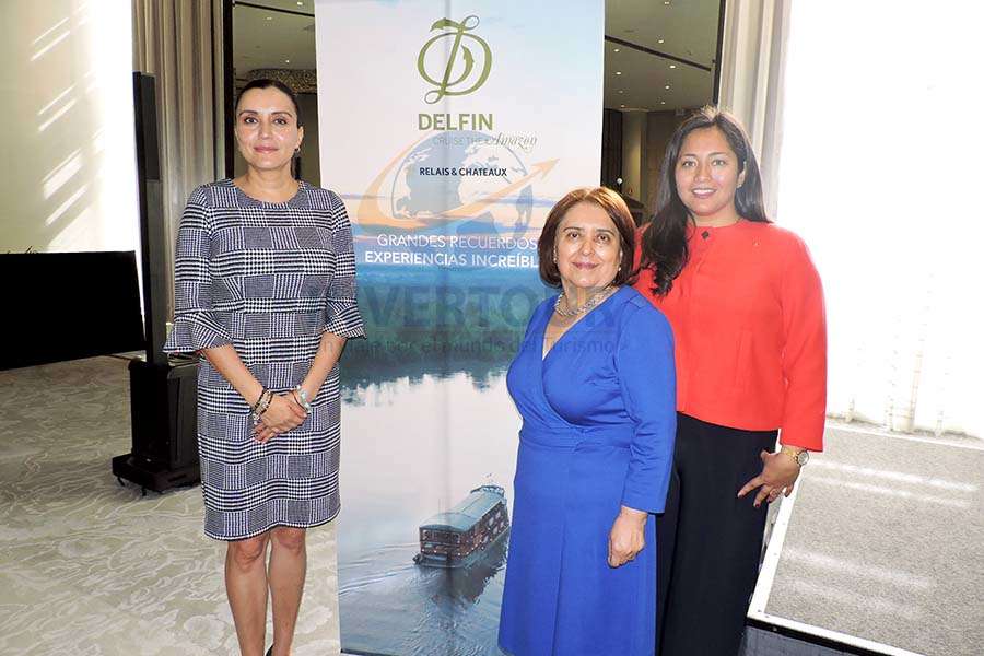 Diana Olivares, Lupita Gómez e Inés Orihuela