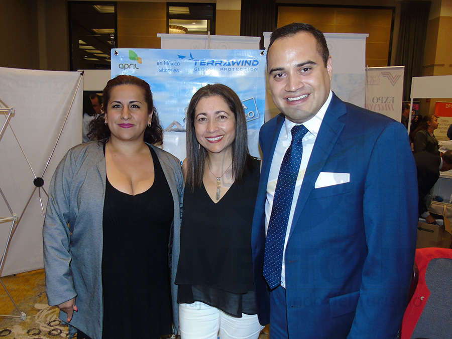 Patricia García, Claudia Vásquez y Mauricio Quintana