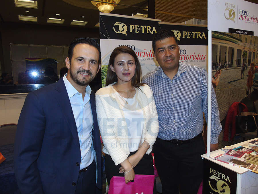 José Trauwitz, Johana Pinales y José Manuel Martínez 