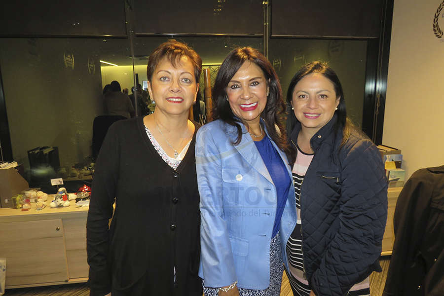 Yolanda González, Ruth Leal y Claudia Garduño