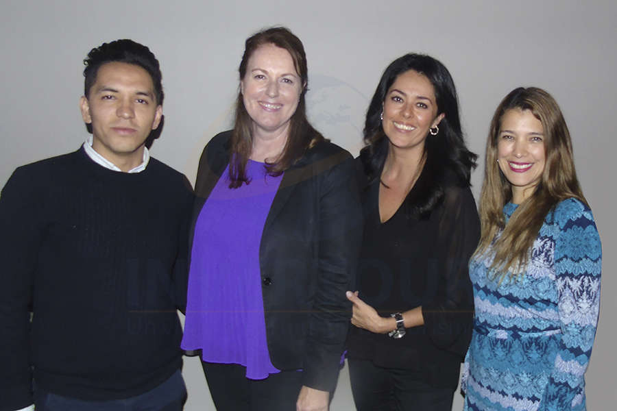 Jonathan Olivas, Dayna Miller, Estefany Olivera y Carla Guerrero