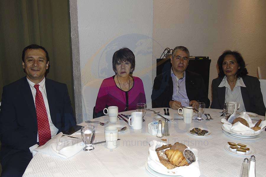 Juan Carlos Nieto, Irma García, Iván Buendía y Estela Plasencia 