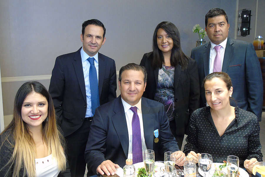 Alicia Mejía, José Trauwitz, Roberto Trauwitz, Patty Torres, Sandra Weber y José Manuel Martínez