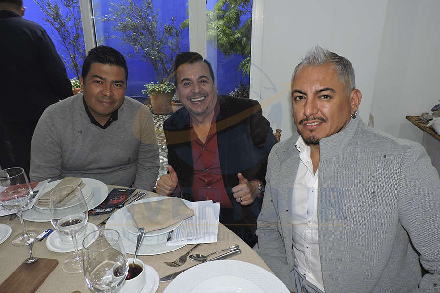 José Manuel Martínez, Gerardo Soto y Alfonso Magadán