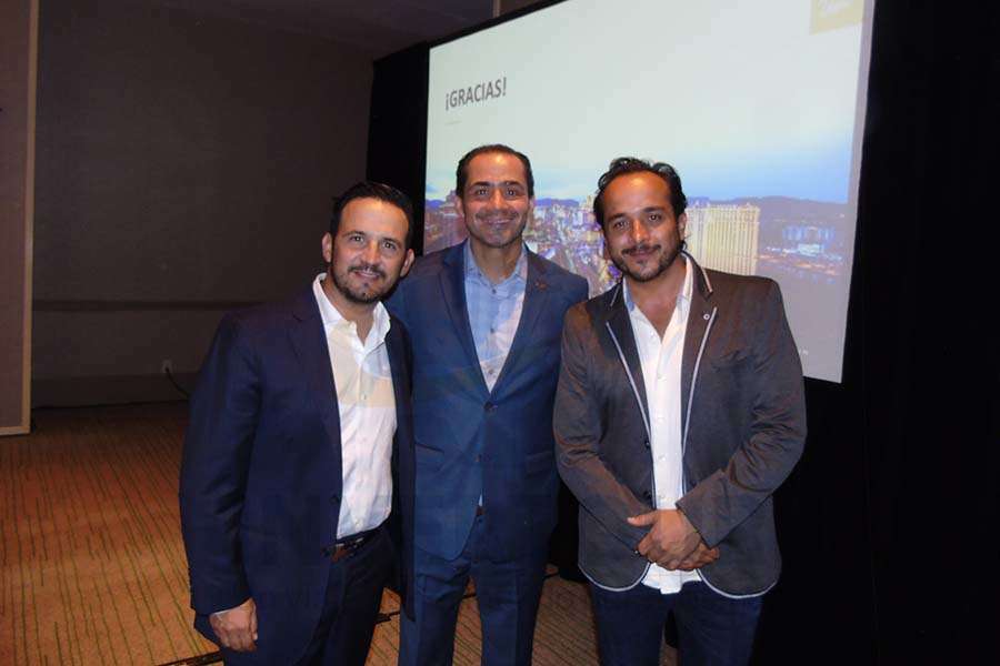 José Trauwitz, Benjamín Díaz y Luis Ortiz