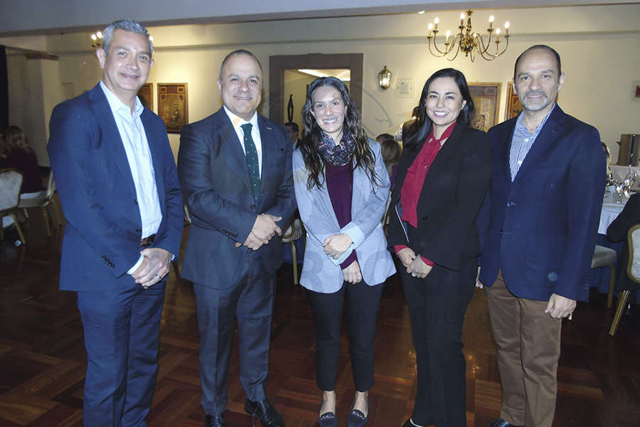 Jaime Díaz, Benjamín Izquierdo, Dani Madrid, Sandra Luna y Federico Mainfelt