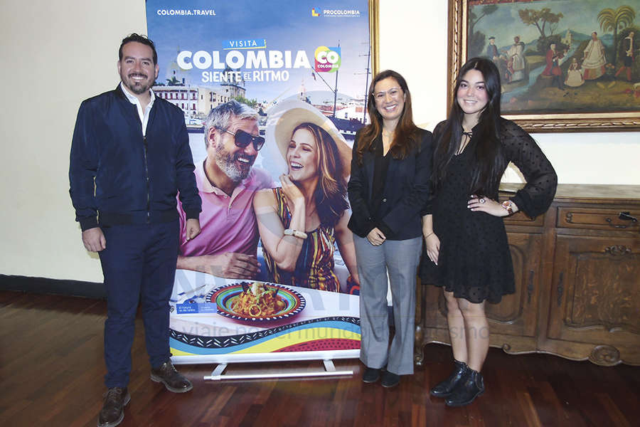 Jorge Bonilla, Andrea Daza y Angélica Torres