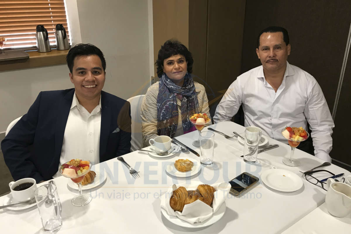 Carlos Aguilera, Gricelda Carapia y Emilio García