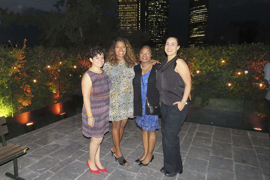 Gloria Herrera, Vanessa Somarriba, Maxine Morrell-West y Alethia García