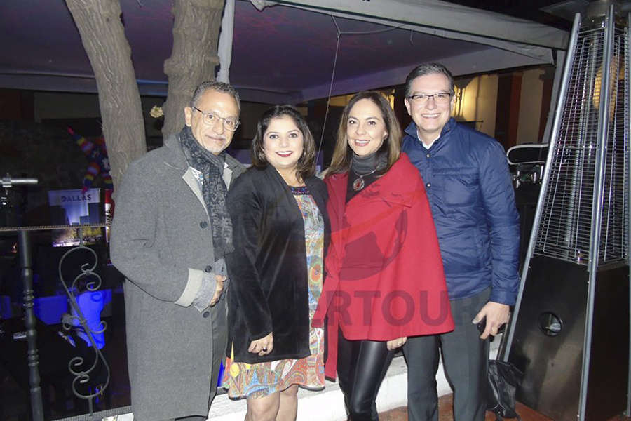 Jaime Rogel, Jessika Alexander, Adriana Torres y Daniel Gómez