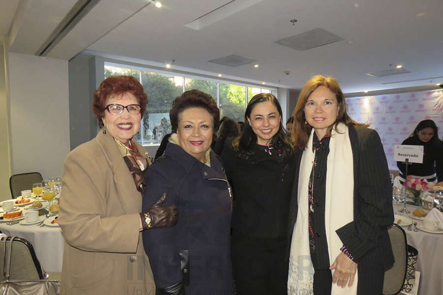 Yolanda Montes, Lourdes Muciño, Sandra Luna y Cecilia Beltrame