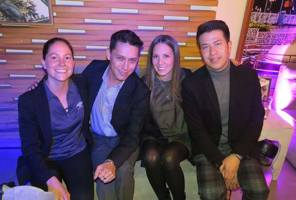 Diana Díaz, Ismael Borja, Dani Madrid y Cesar Ortega