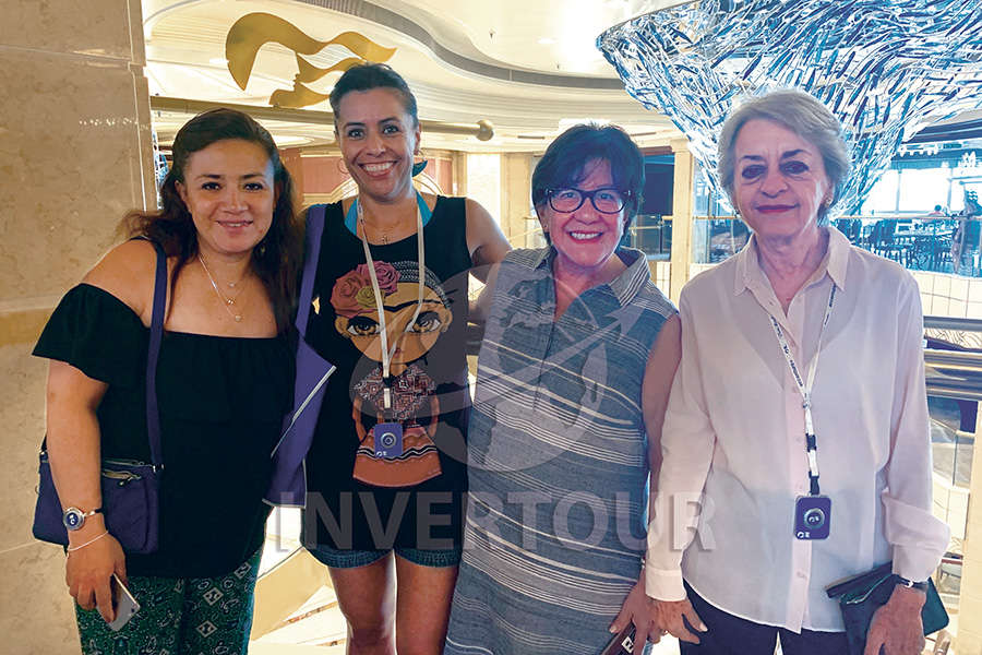 Malinalli Marquina, Nora Negroe, Edith Aguilar y Ana Soto