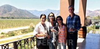 Constanza Moya, Fernanda Álvarez, Carolina Ibáñez y Patricio Torres