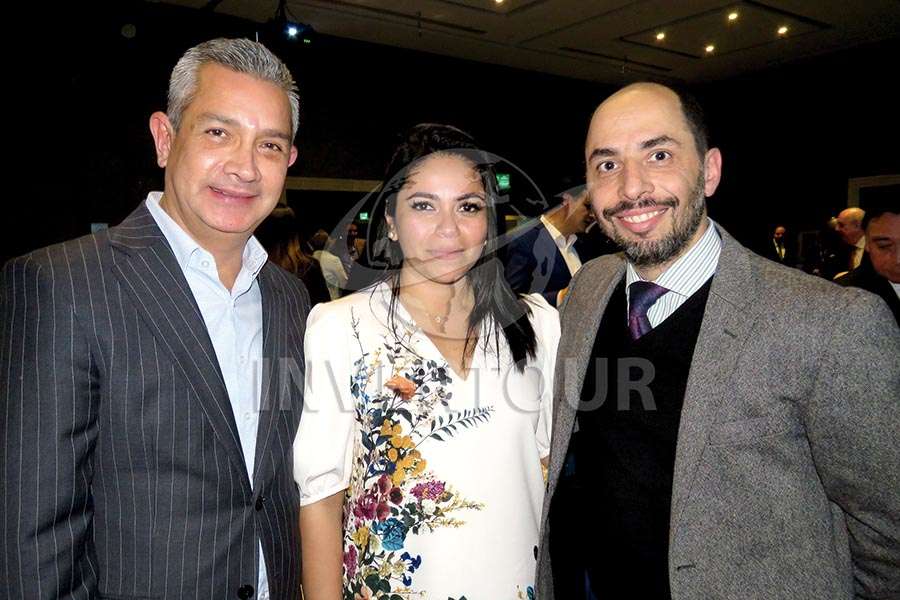 Jaime Díaz, Mariana Pérez y Antonio Taverna
