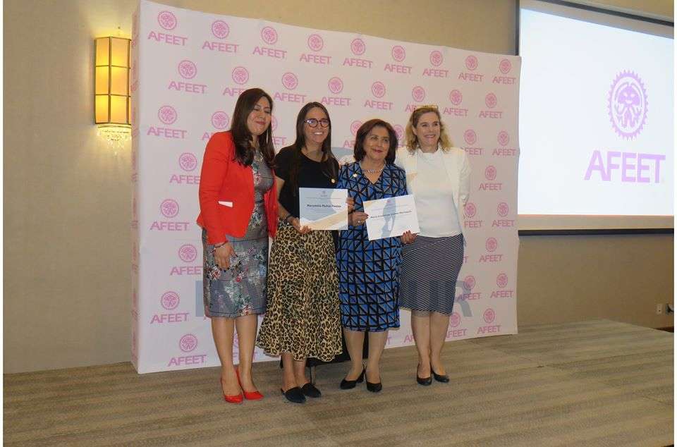 Brenda Alonso, Marystella Muñoz, Lupita Gómez y Karim Baldamus 