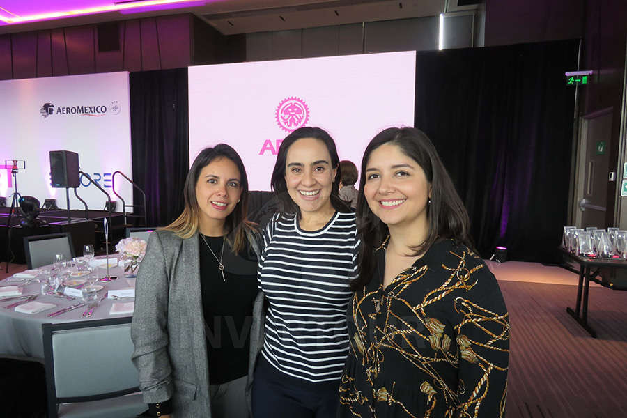 Erika González, Alethia García y Marcela Carmona