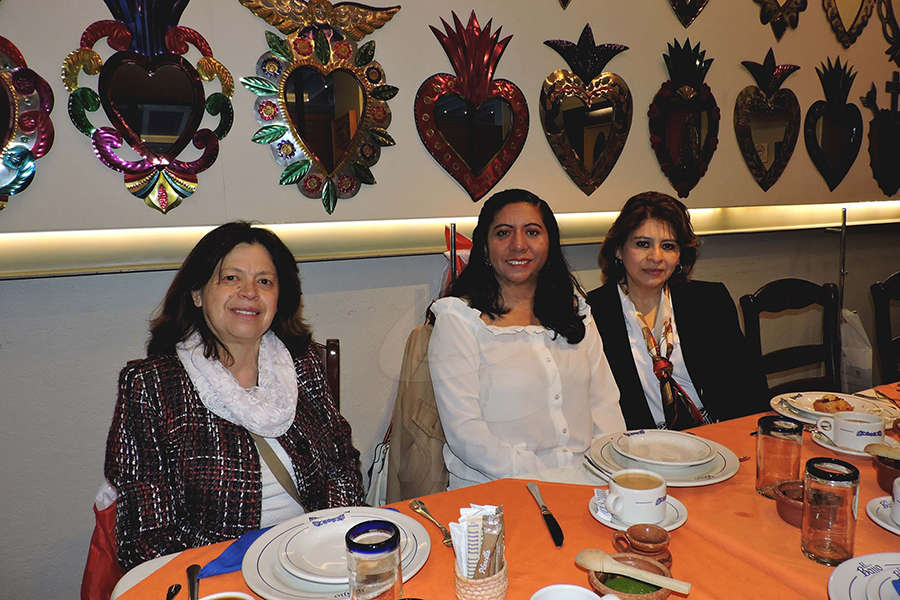 Sandra Rodas, Raquel García y Rosy Gutiérrez