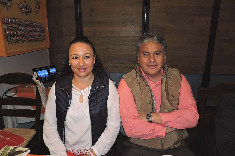 Luz Danery y Ernesto Serrano