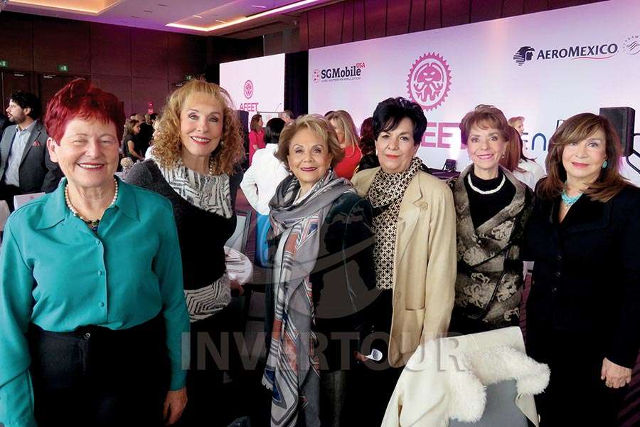 Murielle Zarazúa, Maru Denigris, Alicia Valles,  Ma. Teresa Pérez, Olga Pulido y Lucía Torres