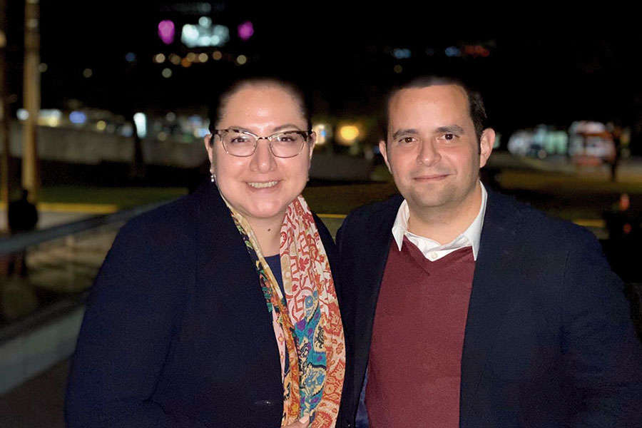 Ligia Arce y Mauricio Bustamante