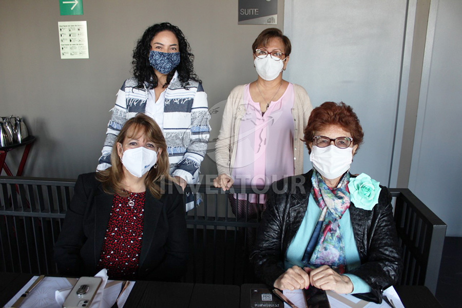 Erika Moreno, Yolanda González, Graciela Curiel y Yolanda Montes