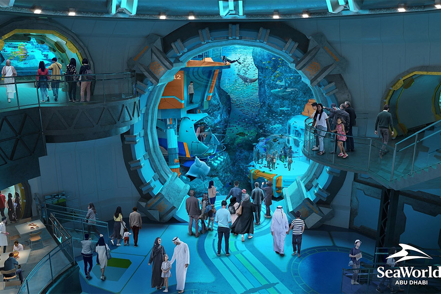 SeaWorld Abu Dhabi Aquarium Observation Deck