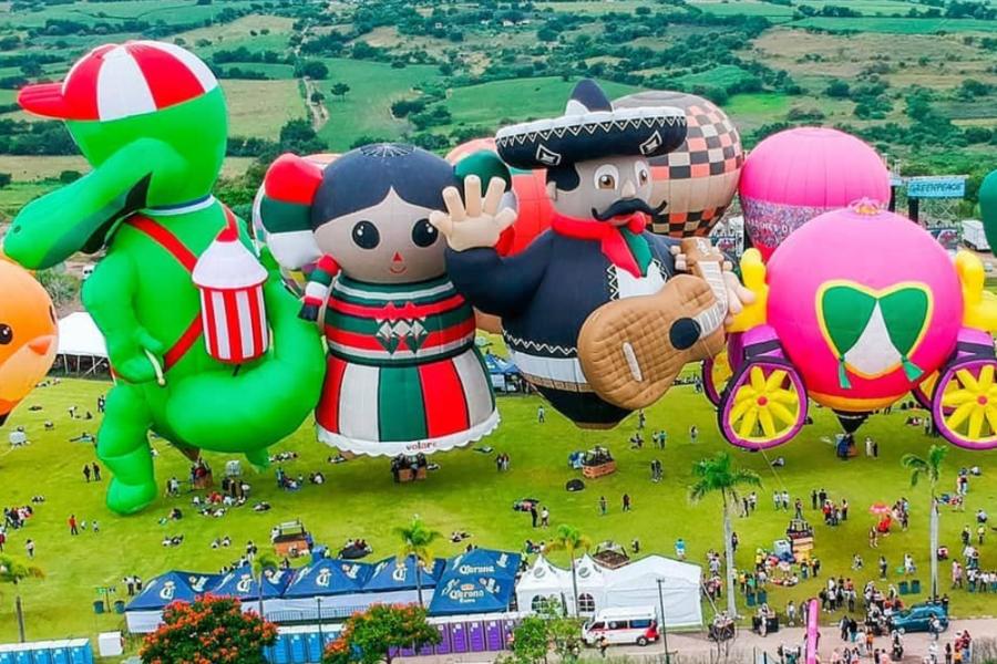 Festival del Globo en Jardines de México