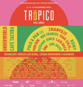 Line up Trópico 2023