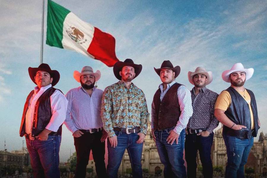 Grupo Frontera en el Zócalo de la CDMX