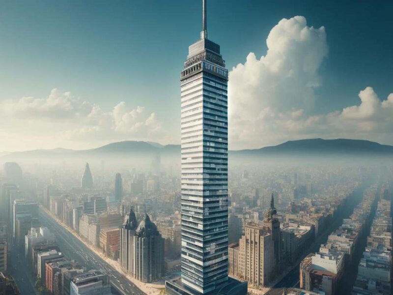 Carrera de botargas de la Torre Latinoamericana