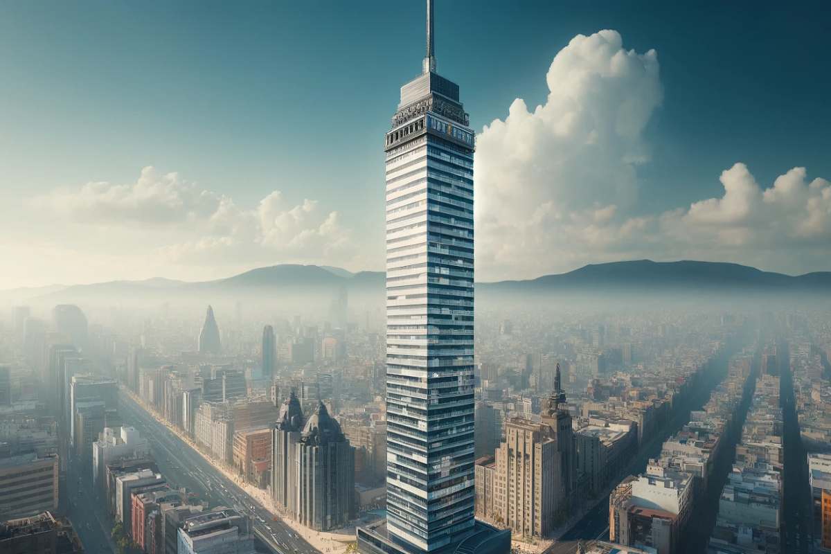 Carrera de botargas de la Torre Latinoamericana