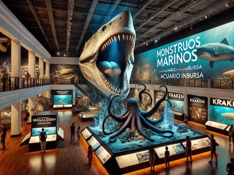 Monstruos marinos en Acuario Inbursa
