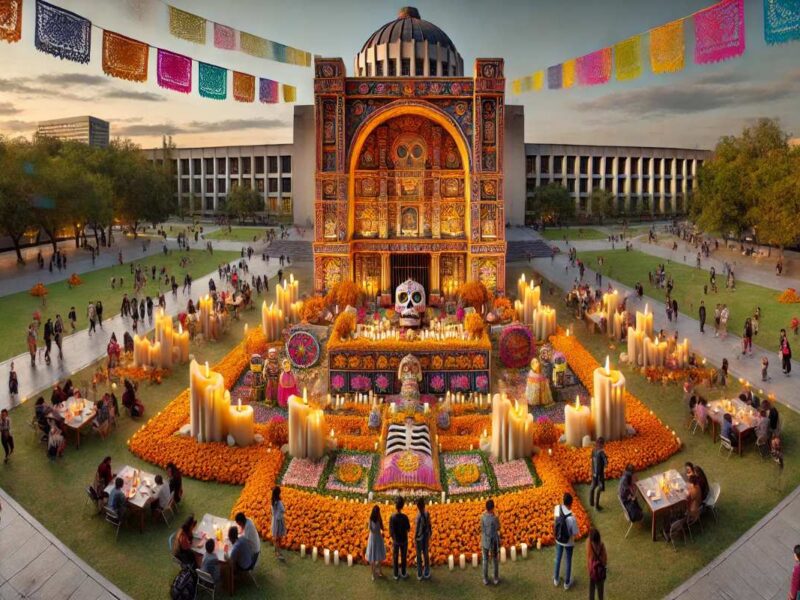 Megaofrenda de la UNAM Día de Muertos