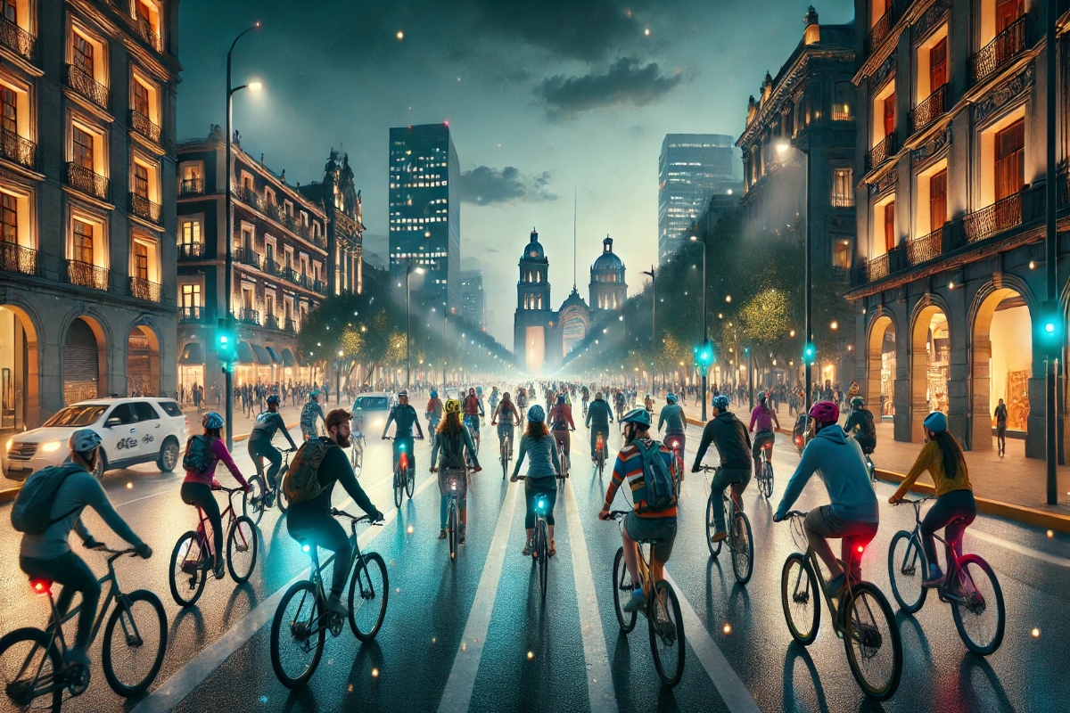 Muévete en Bici Paseo Nocturno