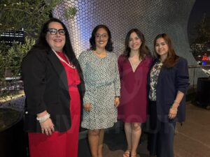 Claudia Cajal, Angélica Mendoza, Mariana Marcone y Susana Salazar