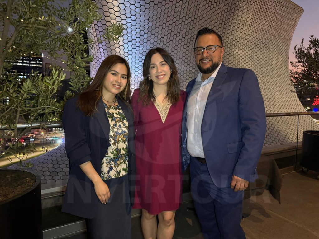 Susana Salazar, Mariana Marcone y Édgar Chávez
