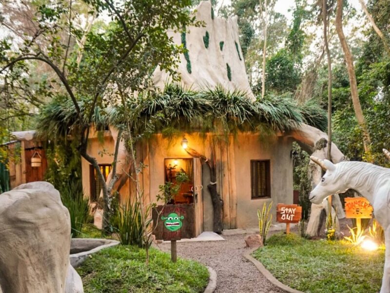 Cabaña temática de Shrek