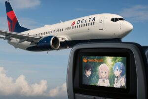 Delta Air Lines y Crunchyroll