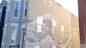 Mural de olas