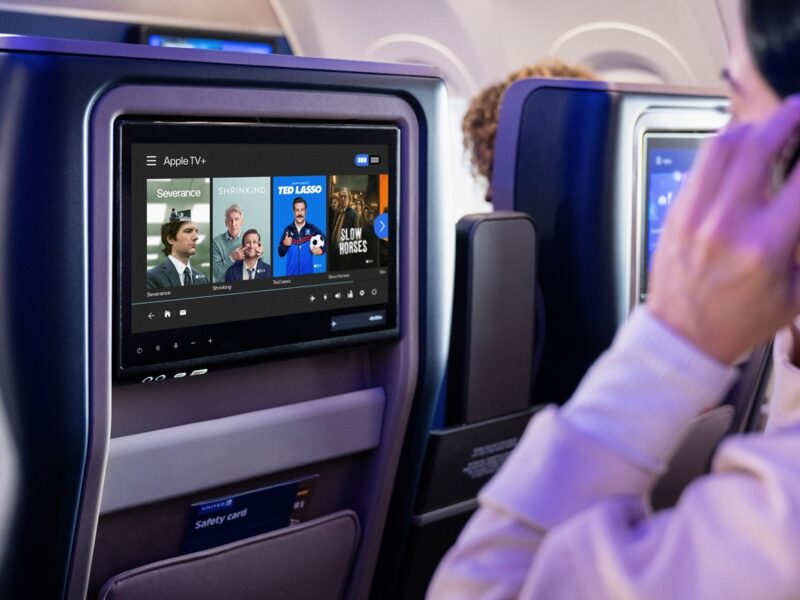 United Airlines y Apple TV
