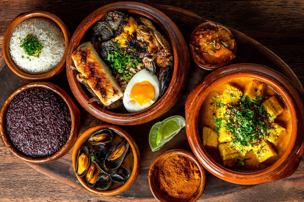 Desde mariscos frescos hasta granos andinos y especias aromáticas, su gastronomía refleja la fusión de culturas y la identidad de Perú.