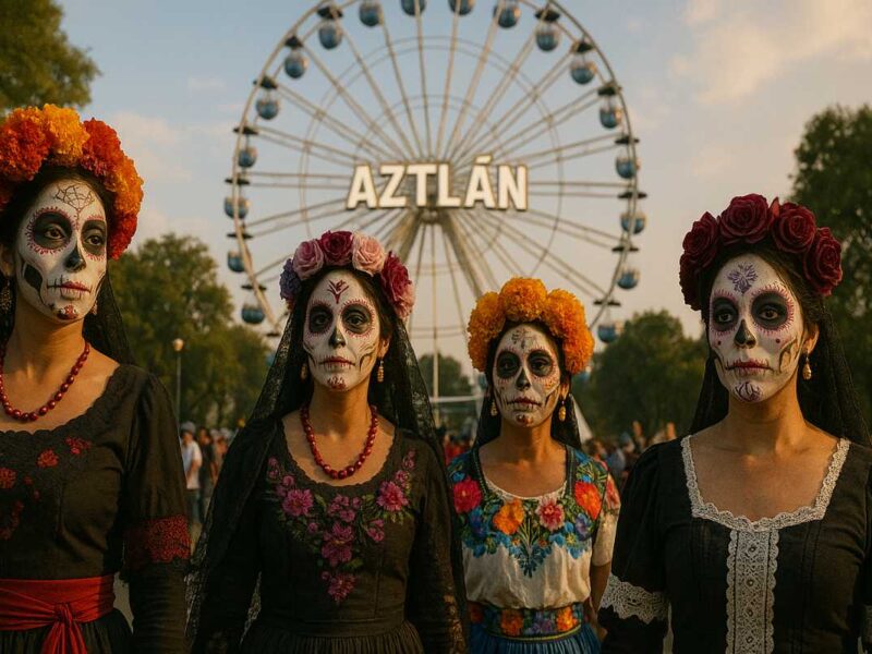Festival Catrinas en Parque Aztlán
