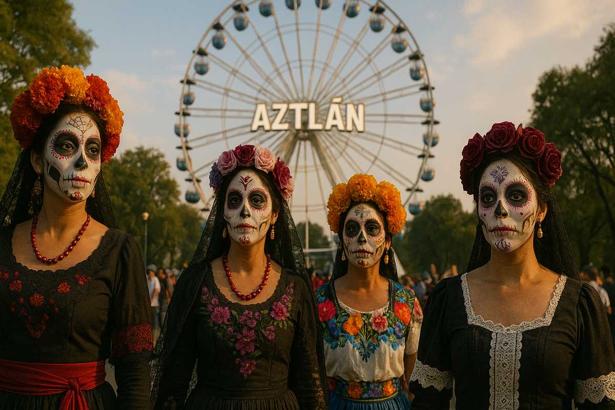 Festival Catrinas en Parque Aztlán