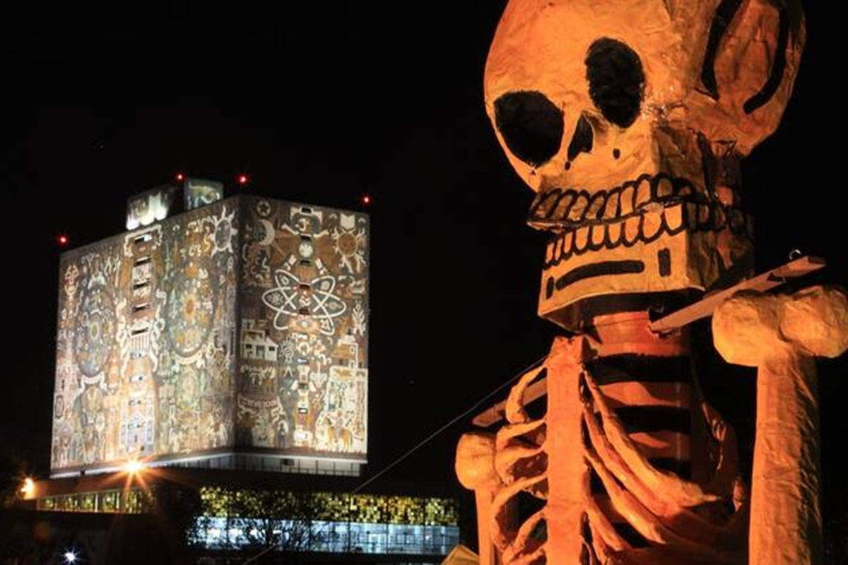 Ciudad Universitaria se convierte en un gran altar para honrar la memoria y reflexionar sobre las migraciones.