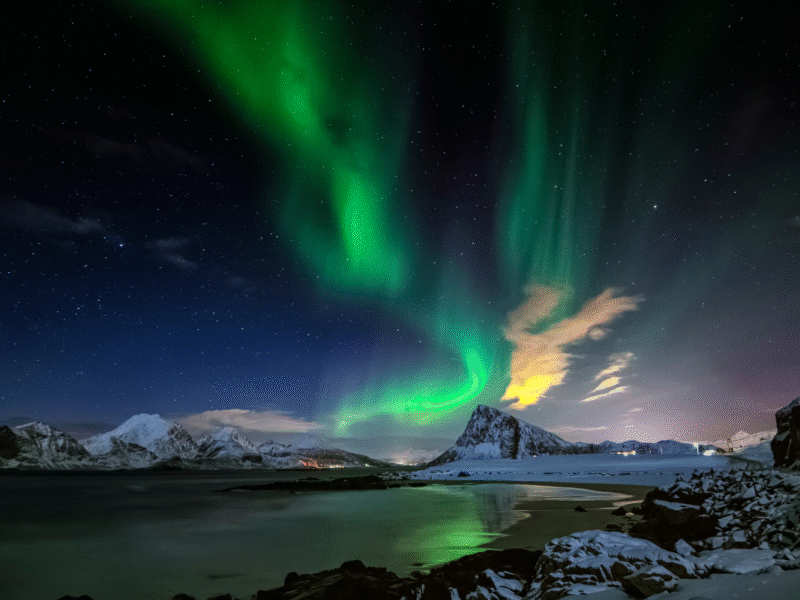 Noche polar en Noruega