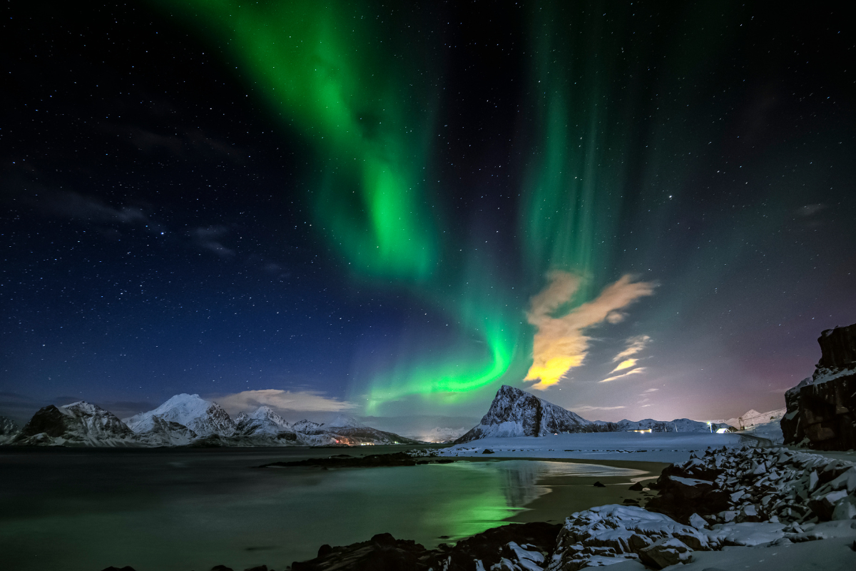 Noche polar en Noruega