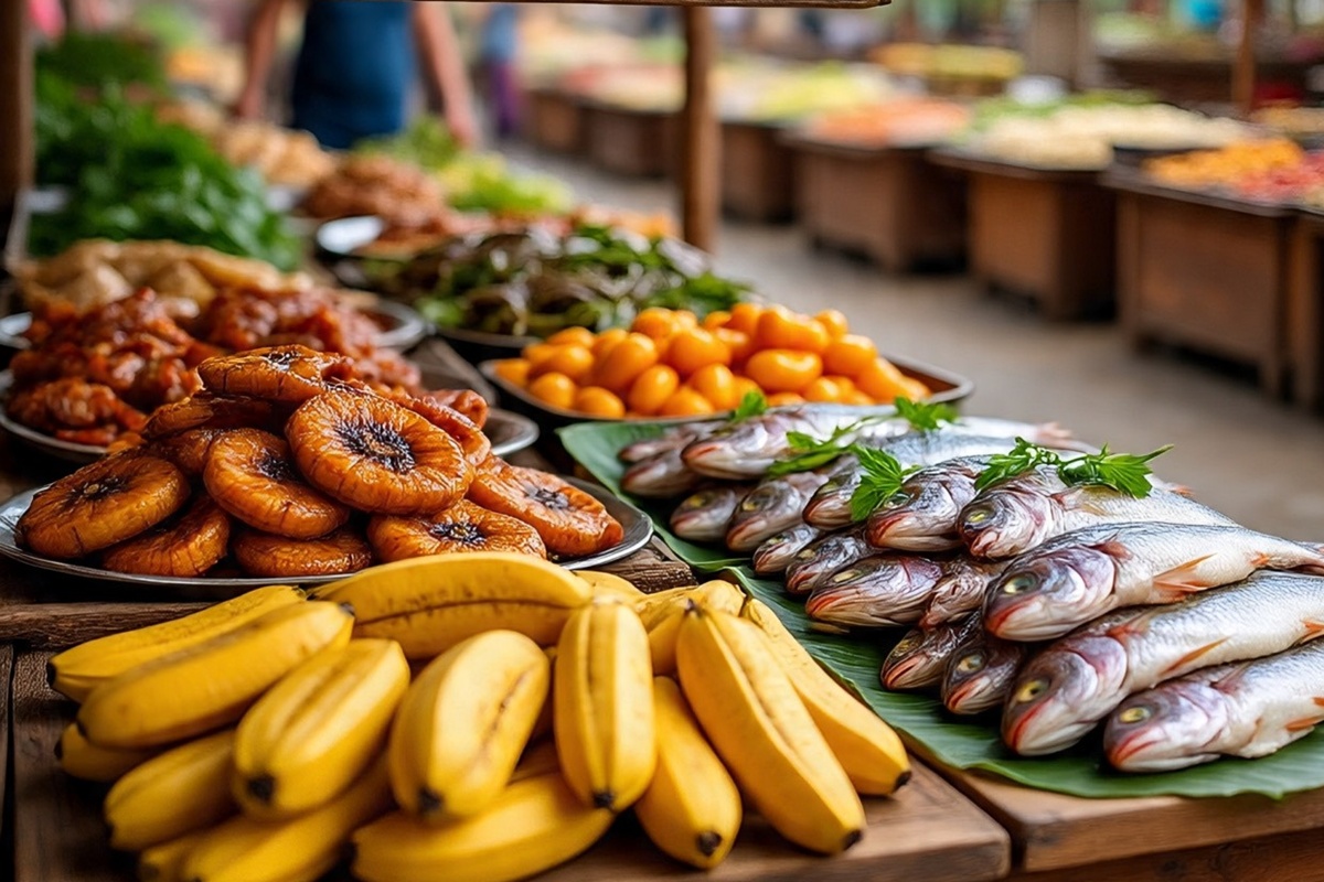 Tostones crujientes y amarillos dulces, aperitivos clásicos que no pueden faltar en una auténtica experiencia gastronómica puertorriqueña.