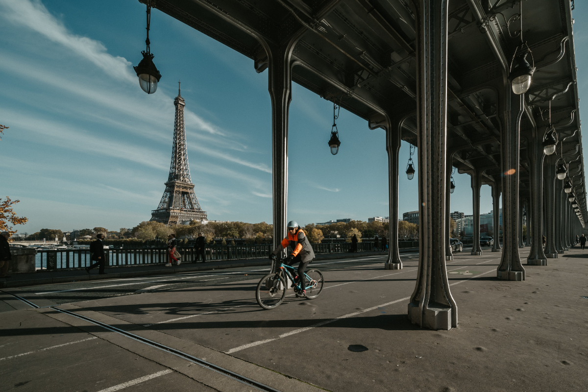 Ruta ciclista por París
